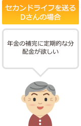 セカンドライフを送る Dさんの場合